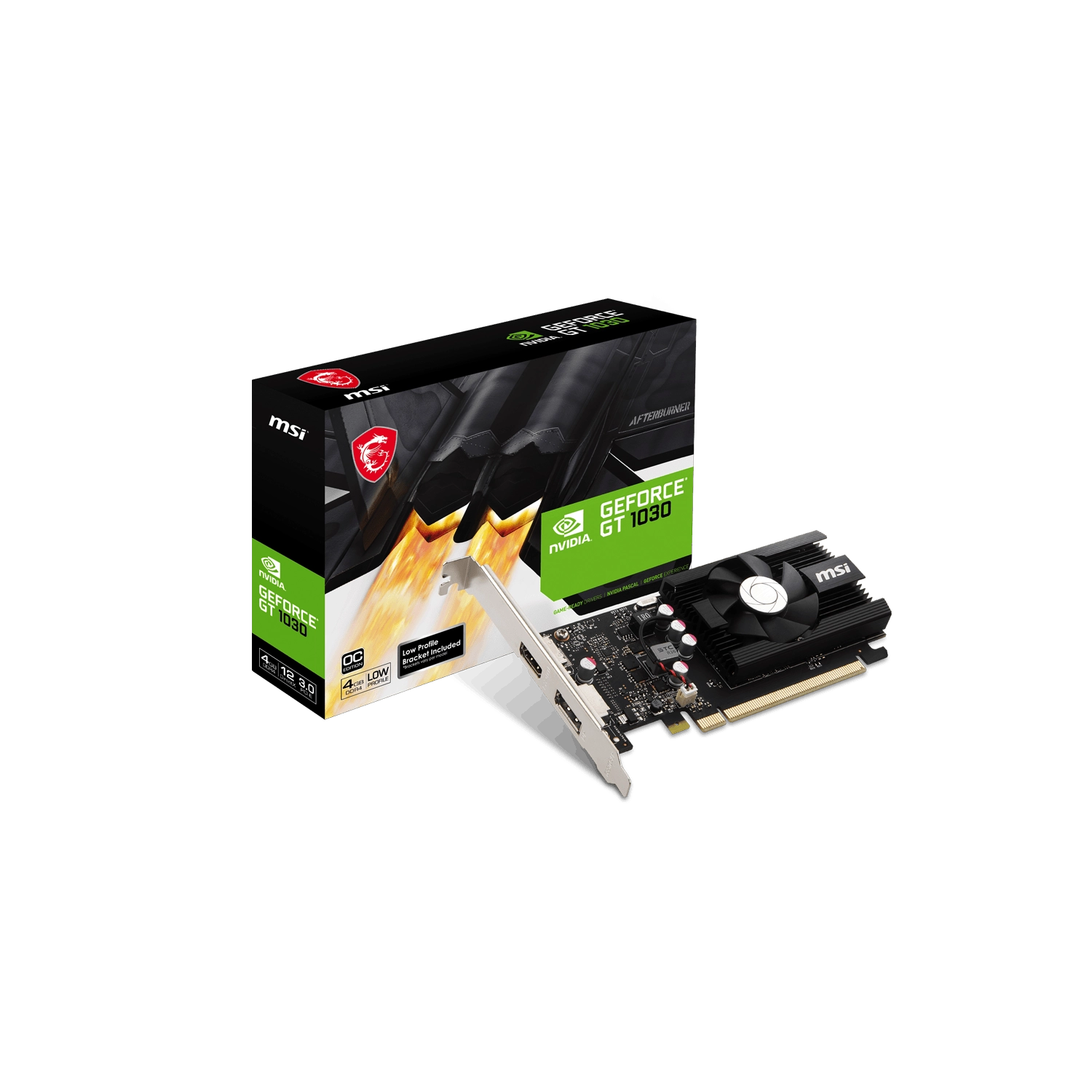 VGA MSI GeForce GT 1030 4G LP DDR4 OC (7549)