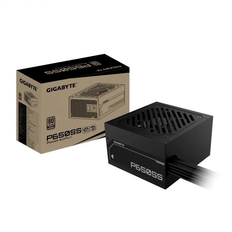 Fuente Gigabyte 650W 80 Plus Silver ATX 3.1 Black (5122)
