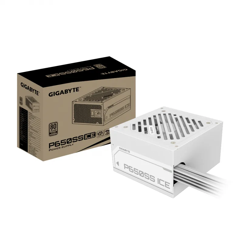 Fuente Gigabyte 650W 80 Plus Silver ATX 3.1 White (5108)(4965)