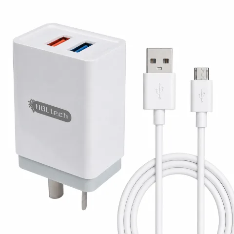 Cargador HBL V8901 5.8A Carga Rápida + Cable MicroUSB